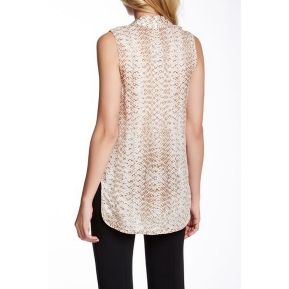 Rachel Roy Snake Print Silk Blend Shell Blouse - Picture 2 of 3